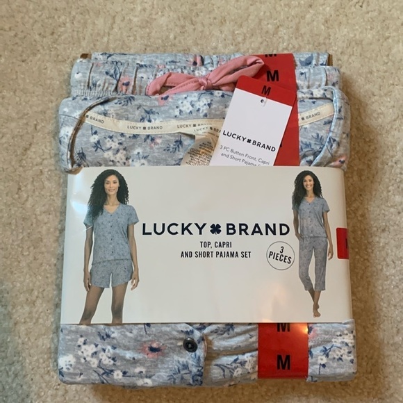 Lucky Brand Other - Lucky Brand 3 piece PJ set